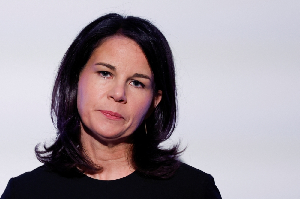 Germany said today it complained to Benjamin Netanyahu’s staff after what it described as a ‘distorted’ account of a row between German Foreign Minister Annalena Baerbock (pic) and the Israeli prime minister was leaked to the press. — Reuters pic