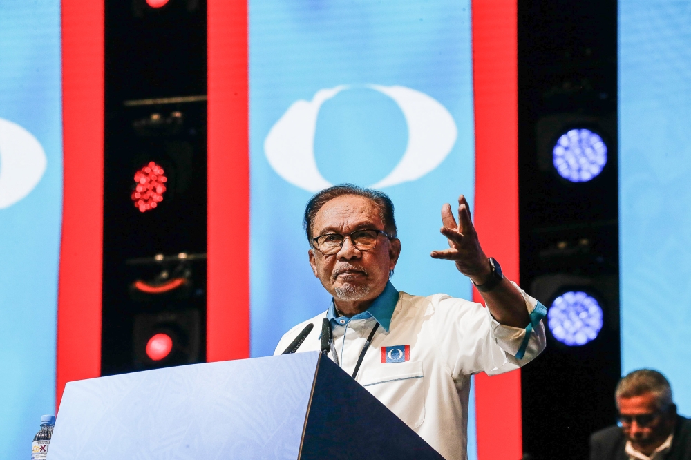 May 11 will be a day-long event that culminates with party president Anwar’s keynote address at night. — Picture by Sayuti Zainudin 