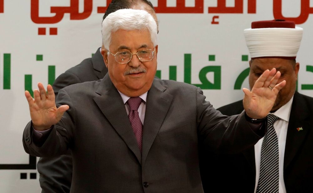 File photo of Palestinian President Mahmud Abbas gesturing during a conference on Jerusalem, in Ramallah in the occupied West Bank April 11, 2018. - Reuters pic