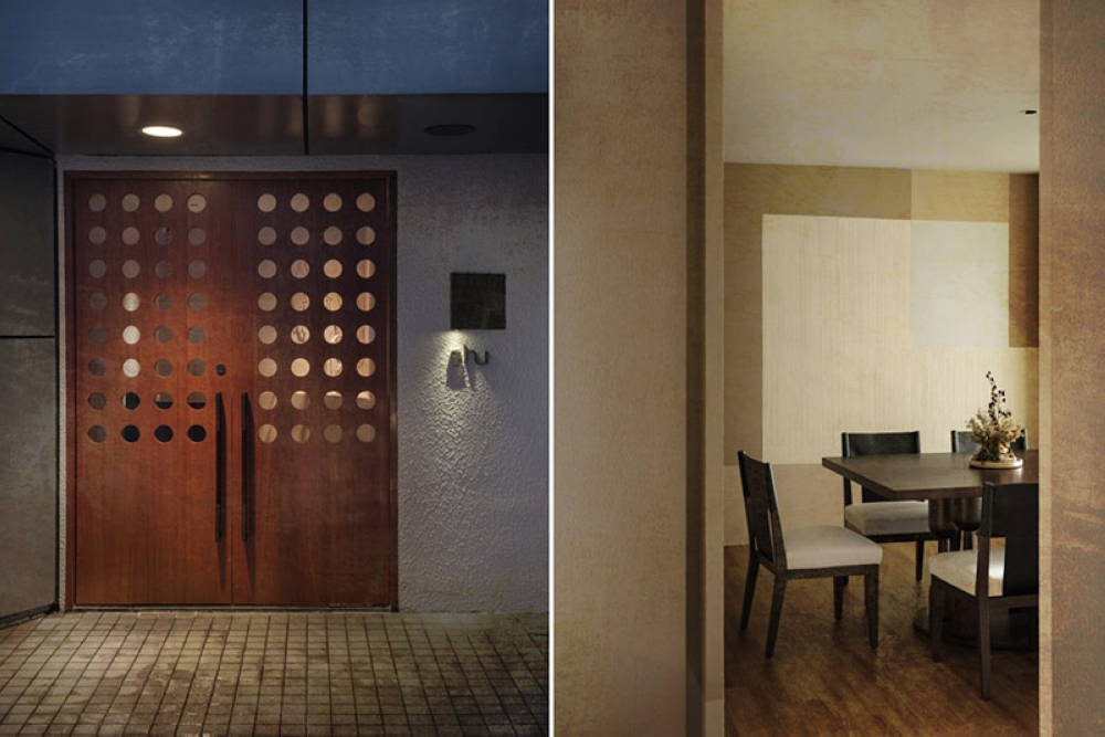 Doors and doorways at the restaurant reflect the different paths we take in life.