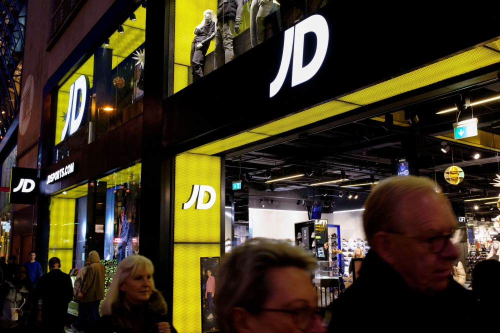British sports retail group JD Sports Fashion on Tuesday announced the purchase of US peer Hibbett for US$1.1 billion. — Reuters pic  