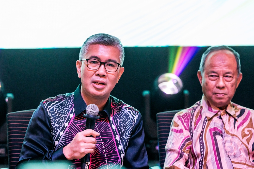 Minister of Investment, Trade and Industry Datuk Seri Tengku Zafrul Abdul Aziz said the total allocation for the soft loan is RM150 million for 30 companies in the manufacturing and manufacturing-related services sector. — Picture By Firdaus Latif  