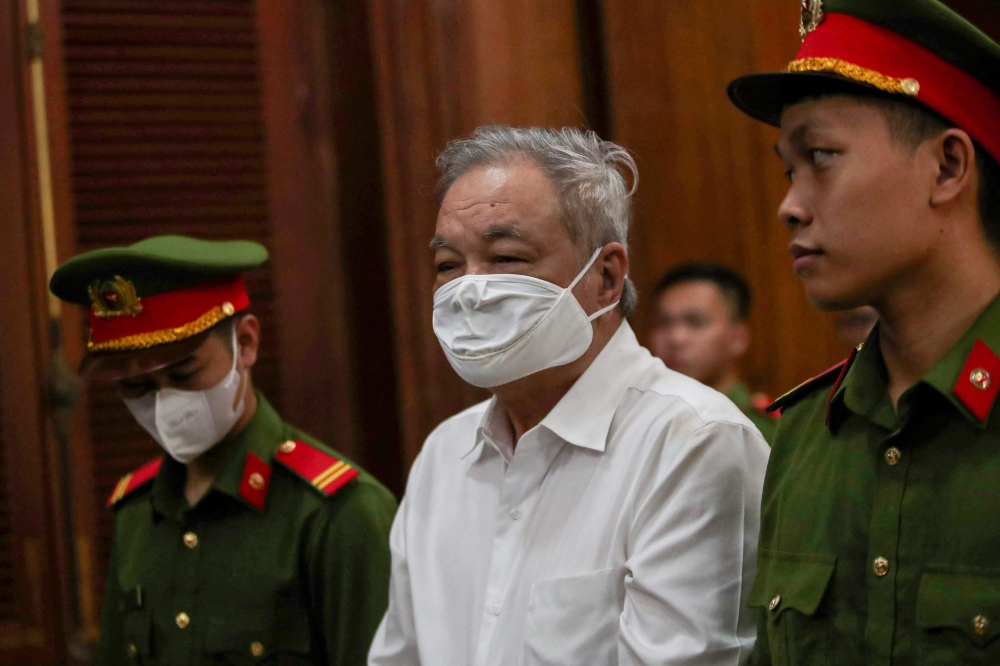 Vietnam’s top soft drinks tycoon, Tran Qui Thanh, was jailed for eight years on Thursday in a US$40 million (RM191 million) fraud case. — AFP pic