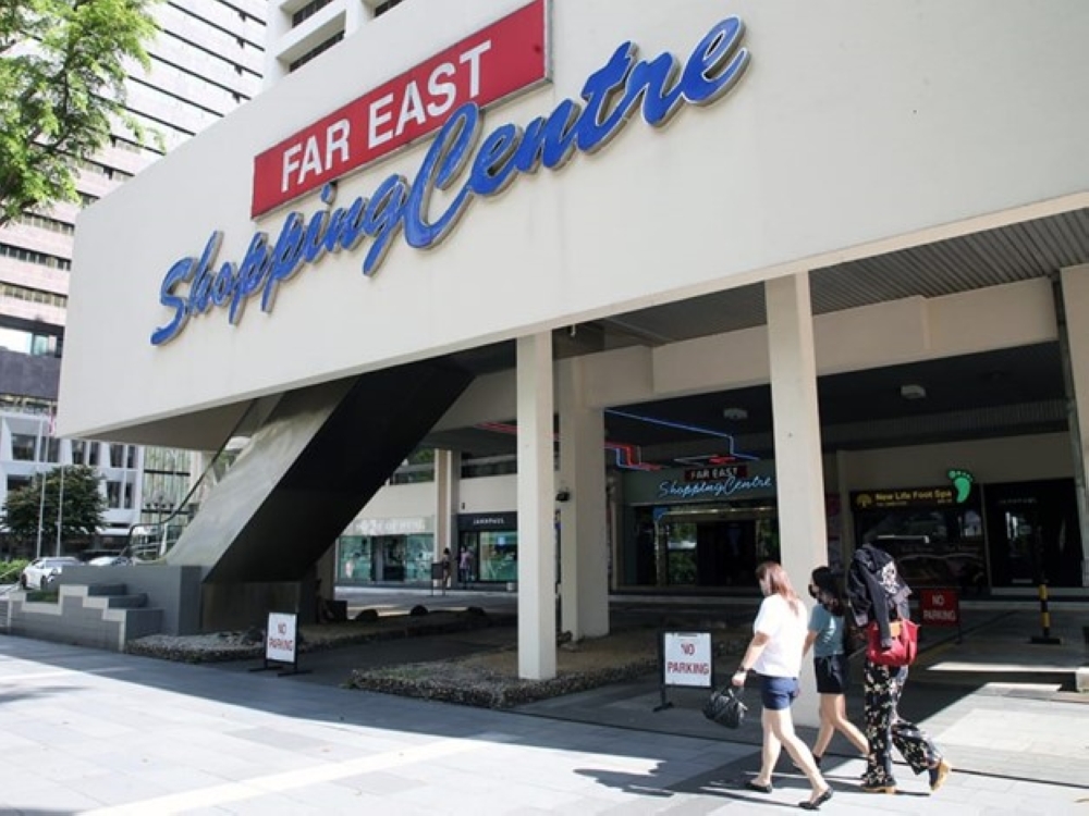 Far East Shopping Centre along Orchard Road is back on the sales market with a S$928 million asking price. — TODAY pic