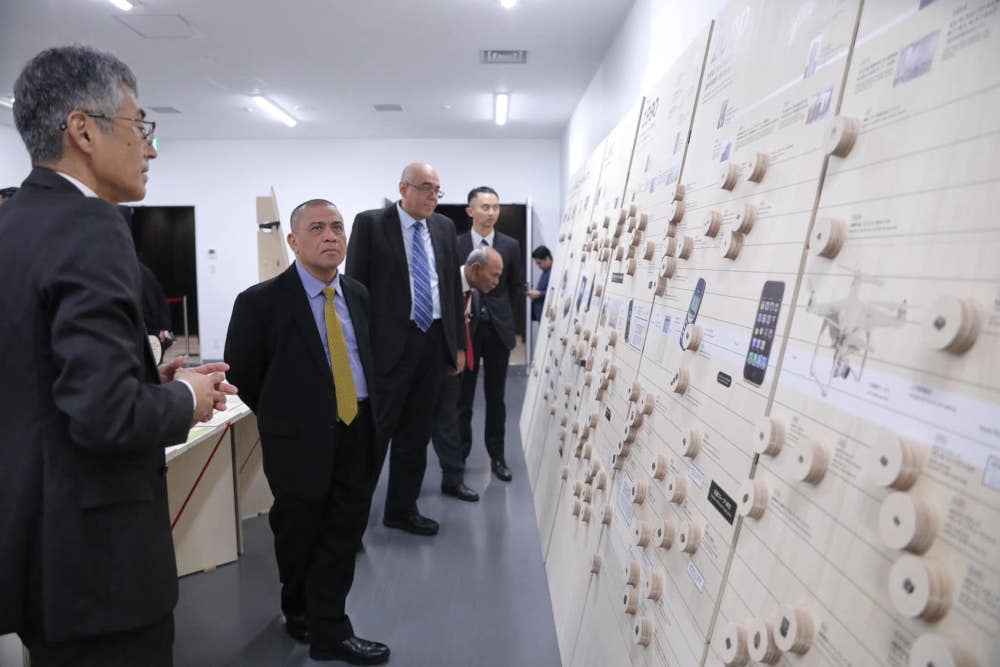 Perak Menteri Besar Datuk Seri Saarani Mohamad during a working visit to the Murata Innovation Museum in Kyoto, Japan, April 25, 2024. — Picture from Facebook/Saarani Mohamad