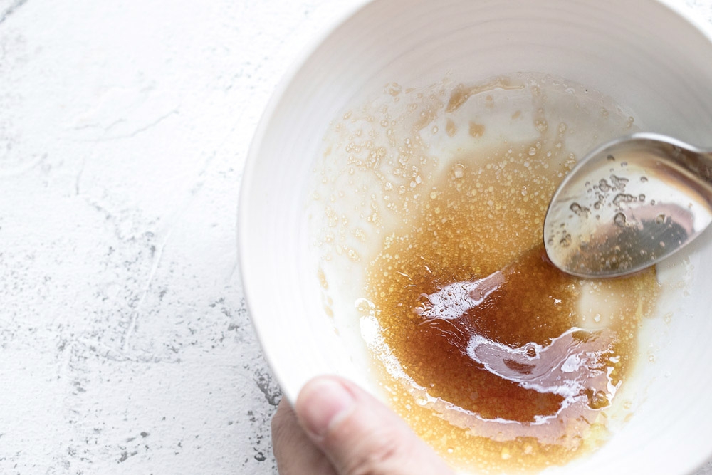 Make a tangy dressing to further accentuate the sweetness of the fresh tomatoes.