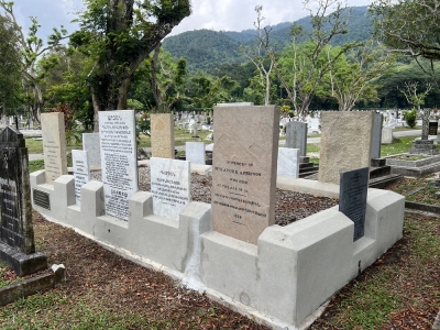 Remembering the Armenian link in Penang: Restoration of Armenian graves in the Western Road Cemetery - Vimarsana News