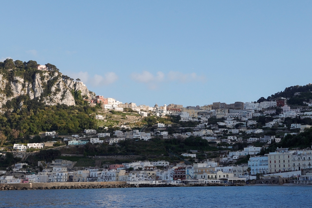 A general view of Capri Island, Italy, April 18, 2024. — Reuters pic  