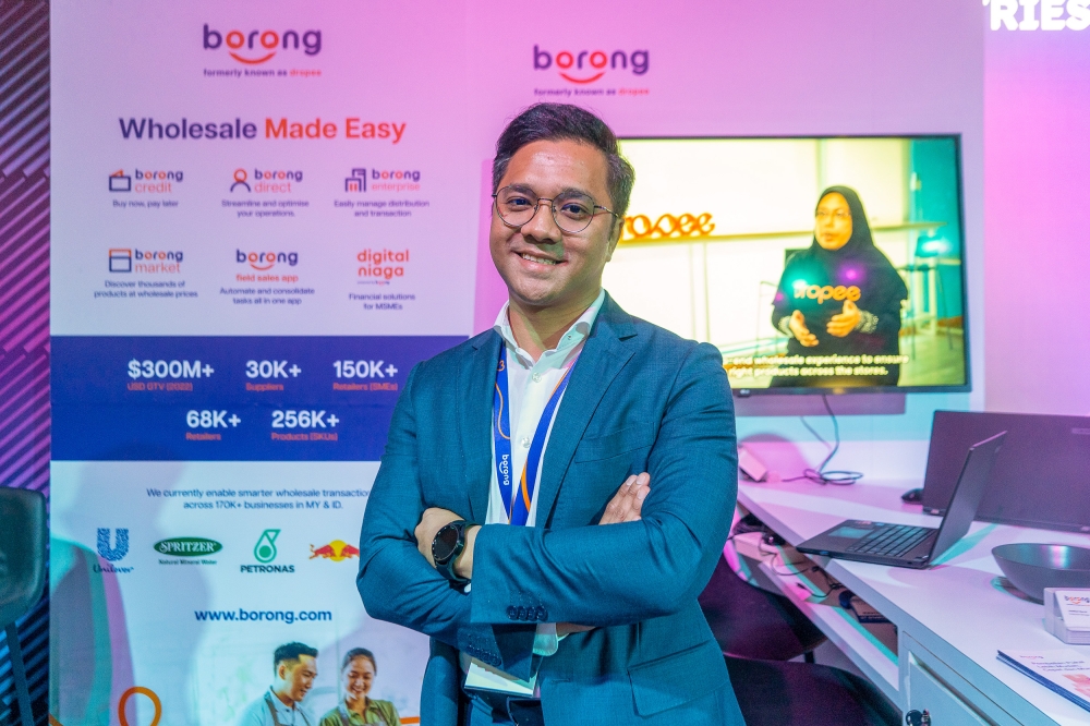 Borong co-founder Aizat Rahim during the KL20 Summit 2024 at Kuala Lumpur Convention Centre, April 22, 2024. — Picture by Shafwan Zaidon