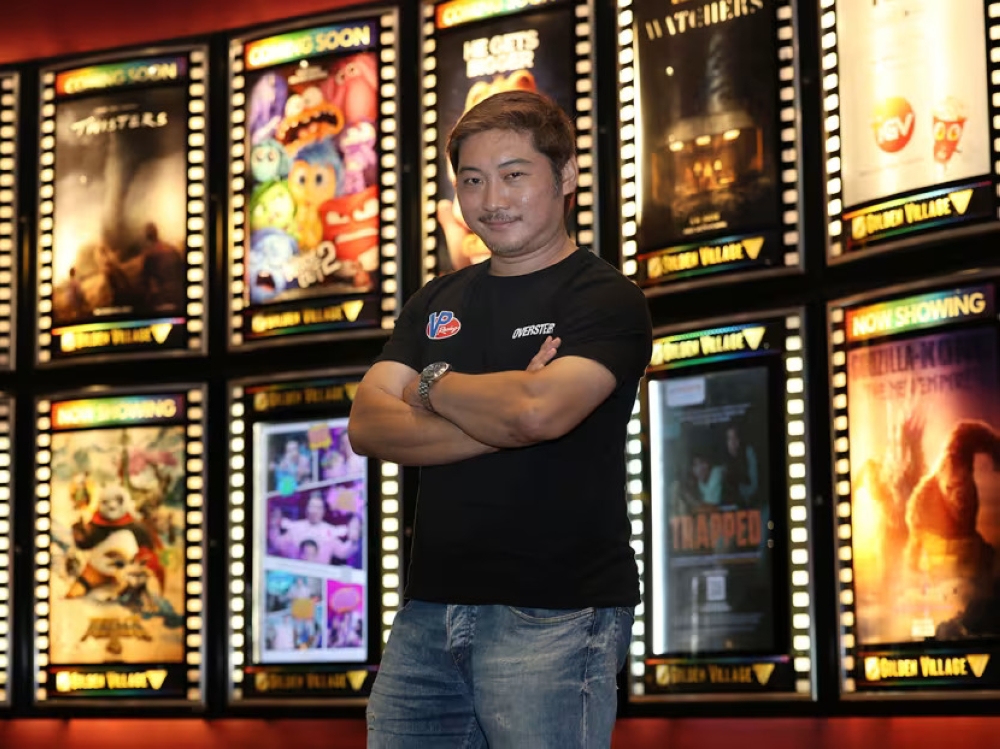 Derrick Lui, film director of local film Oversteer, on April 17, 2024. — TODAY pic