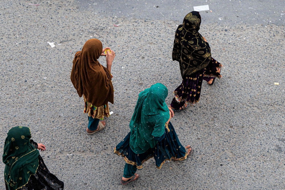 The Taliban seized power in August 2021, drastically curtailing women’s freedoms and rights, including their ability to attend high school and university. — AFP pic