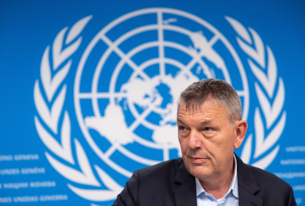 After briefing UN member states in Geneva, UNRWA Commissioner-General Philippe Lazzarini told reporters he wanted the countries to back an independent investigation. — Reuters pic