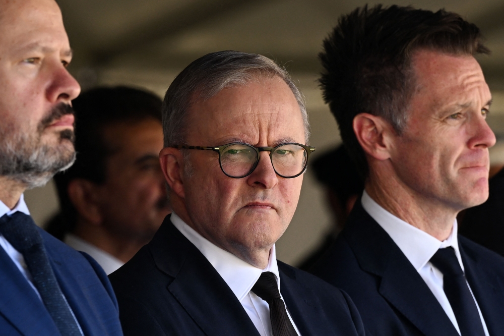 Australia’s Prime Minister Anthony Albanese today declared violence against women a scourge and a national crisis, days after protests in several major cities. — AFP pic