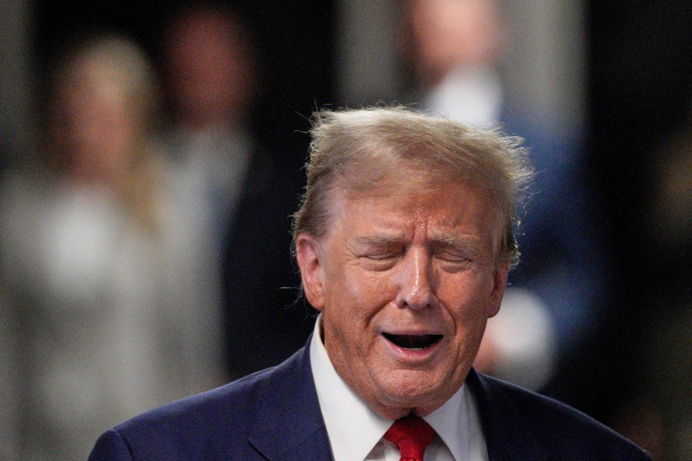 After long days spent in a chilly New York courtroom, Donald Trump will finally — briefly — escape his hush money trial to hold two major campaign rallies today. — AFP pic