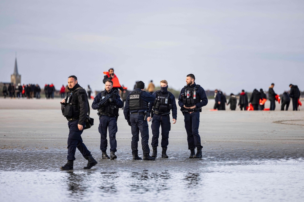 French police on Wednesday said they had rescued 66 migrants, including women and children, who were trying to cross the Channel to Britain. — AFP file pic