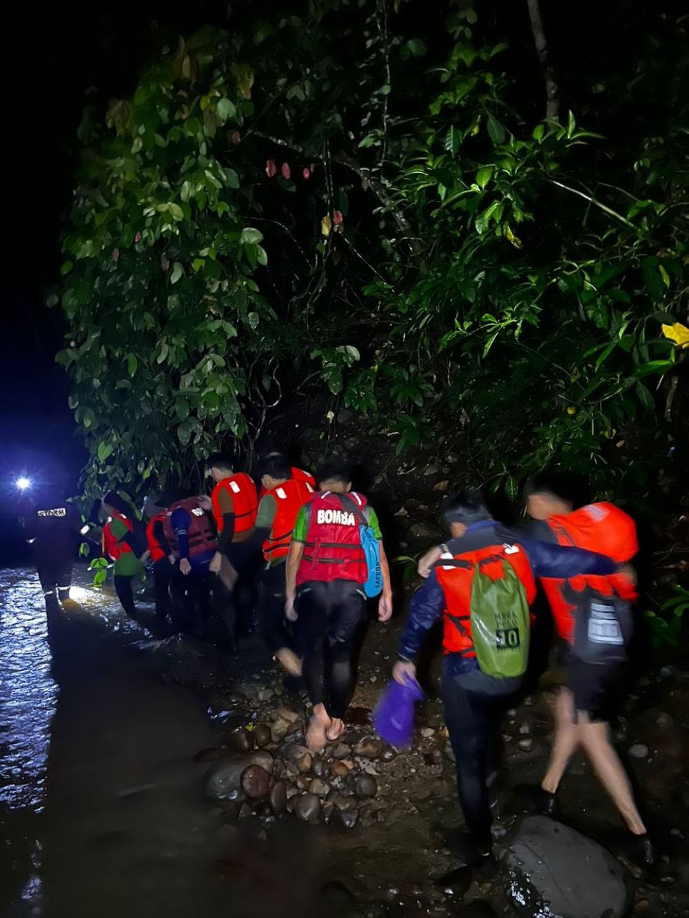 Search-and-rescue efforts are ongoing to find three missing hikers at the Mak Sina Valley in Lahad Datu, Sabah May 6, 2024 — Photos courtesy of the Fire and Rescue Department
