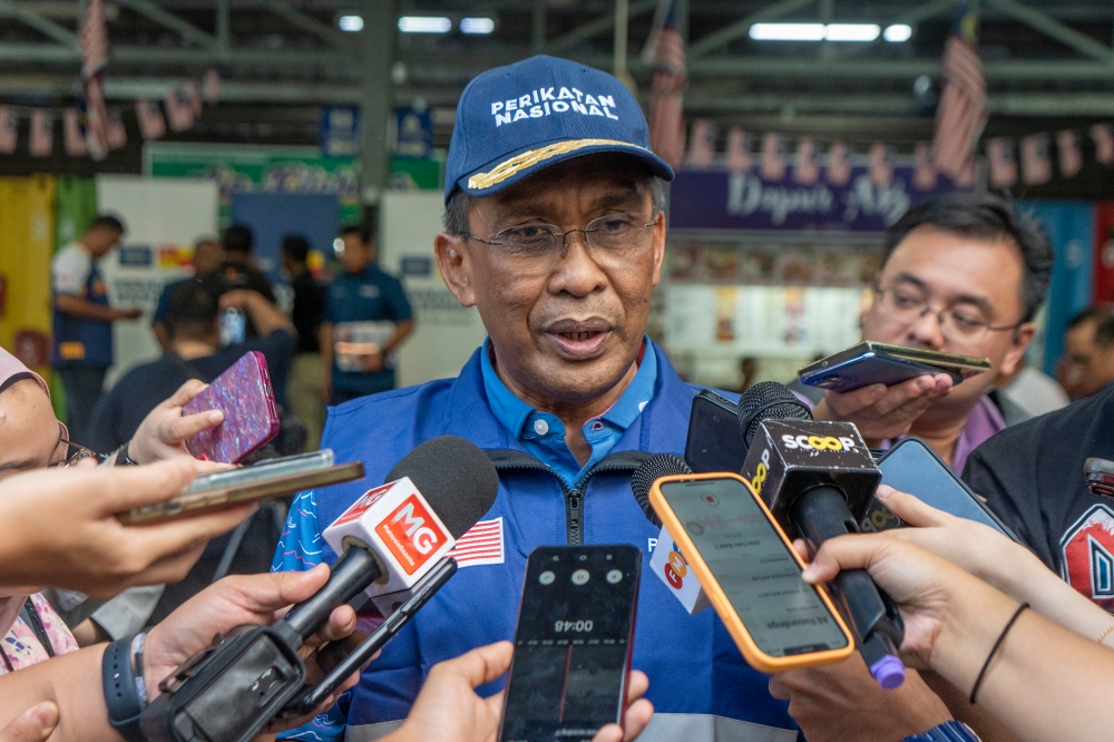 Datuk Seri Takiyuddin Hassan has warned today that Perikatan Nasional will file an election petition to court if Pakatan Harapan wins the Kuala Kubu Baru by-election. — Picture by Shafwan Zaidon