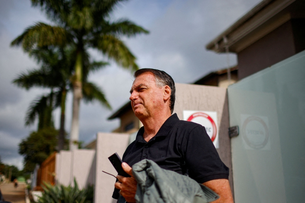 Former Brazilian president Jair Bolsonaro, who was hospitalised for a bacterial skin infection while campaigning in the Amazon region, is doing well and will be transferred Monday to Sao Paulo, his lawyer said. — Reuters file pic