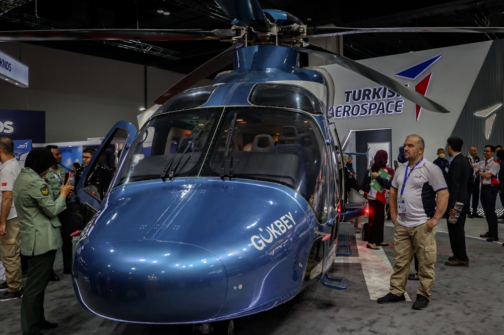 People are seen at the Defence Services Asia (DSA) and National Security (Natsec) Asia 2024 exhibition in Kuala Lumpur May 7, 2024. — Bernama pic