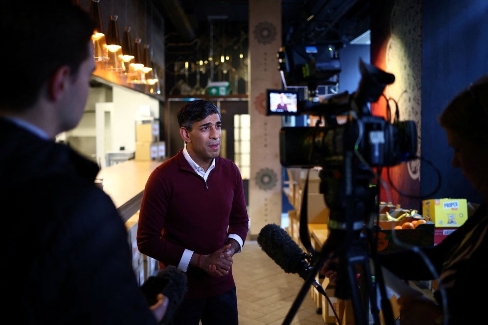 Britain's Prime Minister Rishi Sunak and finance minister Jeremy Hunt have argued that the drop in inflation and improving economic data show that the economy is emerging from the chaos of the Covid-19 pandemic and the energy crisis that followed Russia’s invasion of Ukraine. — Reuters pool pic