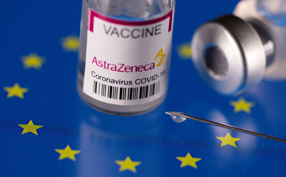 AstraZeneca said yesterday it had initiated the worldwide withdrawal of its Covid-19 vaccine due to a “surplus of available updated vaccines” since the pandemic. — Reuters pic