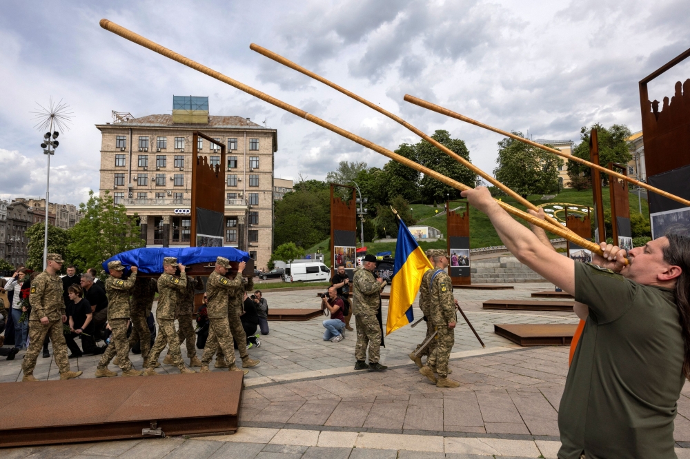 Ukraine’s parliament today passed a bill allowing mobilisation of some categories of convicts. — Reuters pic