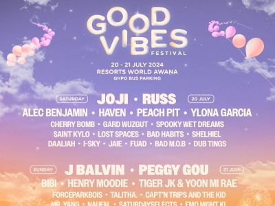 Good Vibes Festival is back, headliners include  Joji, Russ, J Balvin and Peggy Gou