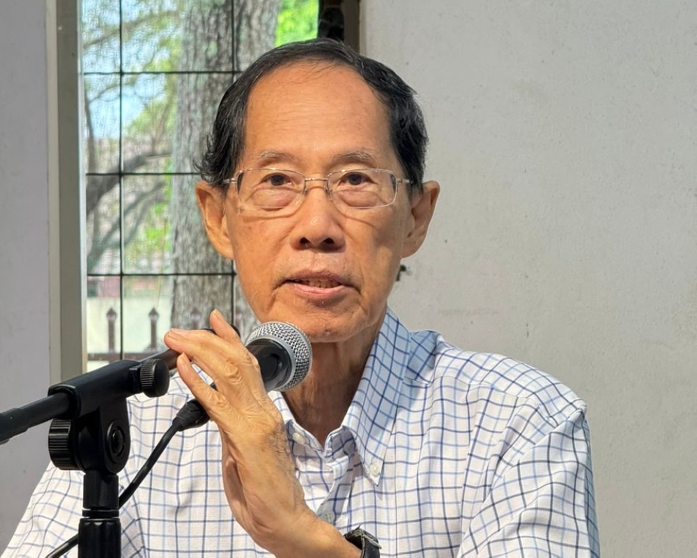 Lim Mah Hui said the LRT would be a financial, technical and environmental albatross that could lead to losses of about RM600 million per year. — Picture by Opalyn Mok