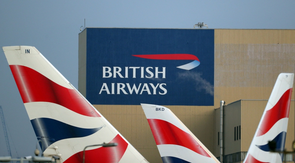 British Airways parent IAG slashed net losses in the first quarter thanks to growing travel demand, the group said today. — Reuters pic