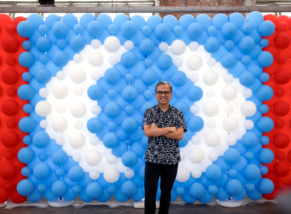  PKR Information Chief Fahmi Fadzil at the party's 25th anniversary carnival in Sentul Depot, Kuala Lumpur, May 11, 2024. —  Bernama pic