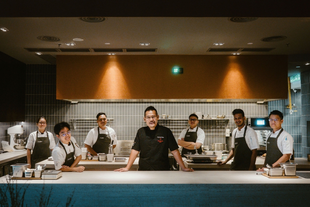Guests are invited to witness the chefs, led by Tham, ply their craft with skill and artistry at the open kitchen. — Picture courtesy of Skillet KL