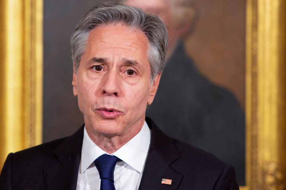 Speaking to ABC News’ This Week, US Secretary of State Antony Blinken said that President Joe Biden remains determined to help Israel defend itself and that the shipment of 3,500 2,000-pound and 500-pound bombs was the only US weapons package being withheld. — Reuters pic