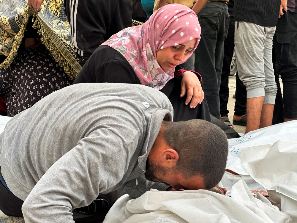 The death toll in the Gaza Strip from the Israel-Hamas war is still more than 35,000, but the enclave’s Ministry of Health has updated its breakdown of the fatalities. — Reuters pic