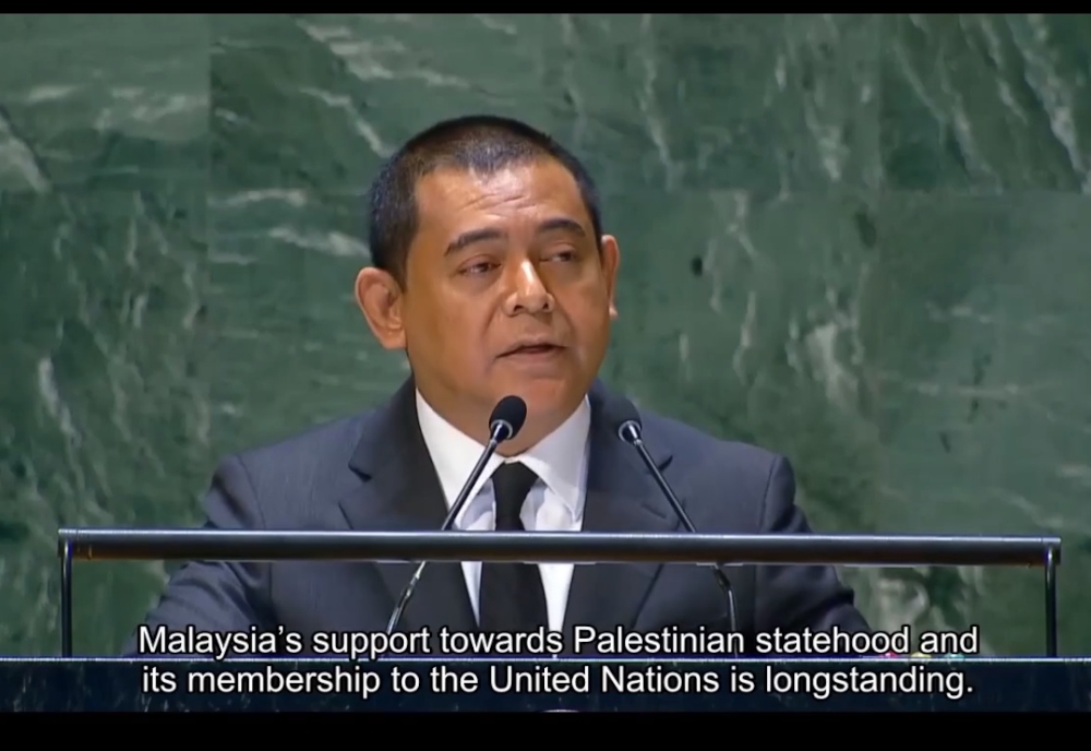 Palestine has undoubtedly proven itself worthy of UN membership, says Malaysia’s permanent rep  
