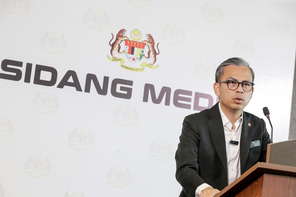 Communications Minister Fahmi Fadzil said the organisation behind the annual report, Reporters Without Borders (RSF) did not conduct research ‘on the ground’. — Picture by Sayuti Zainudin  