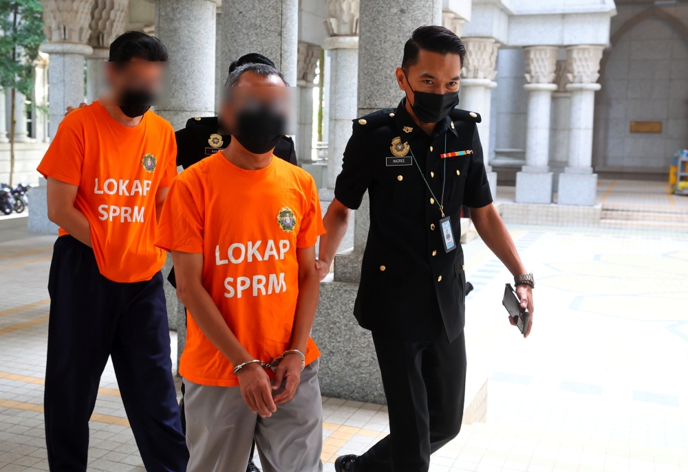 According to a source, the two suspects are believed to have misappropriated the funds from the government by transferring part of the funds received from MOF to the contractors and consulting companies for purposes unrelated to the development cost, as stated in the government loan allocation application. — Bernama pic 