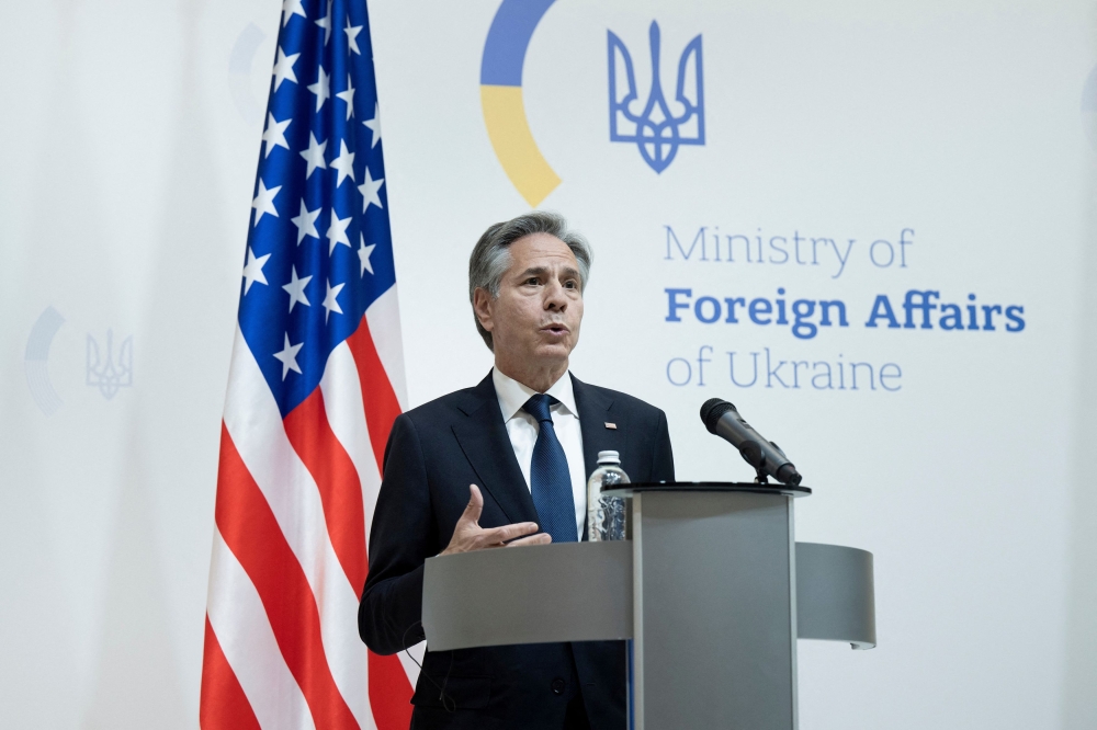 US Secretary of State Antony Blinken said the US did not support an Israeli occupation. — Reuters pool pic