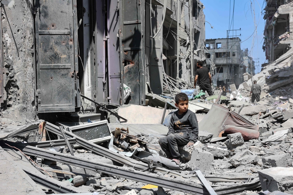 Hamas chief Ismail Haniyeh yesterday said the movement will be involved in deciding post-war rule in Gaza along with other Palestinian factions. — AFP pic