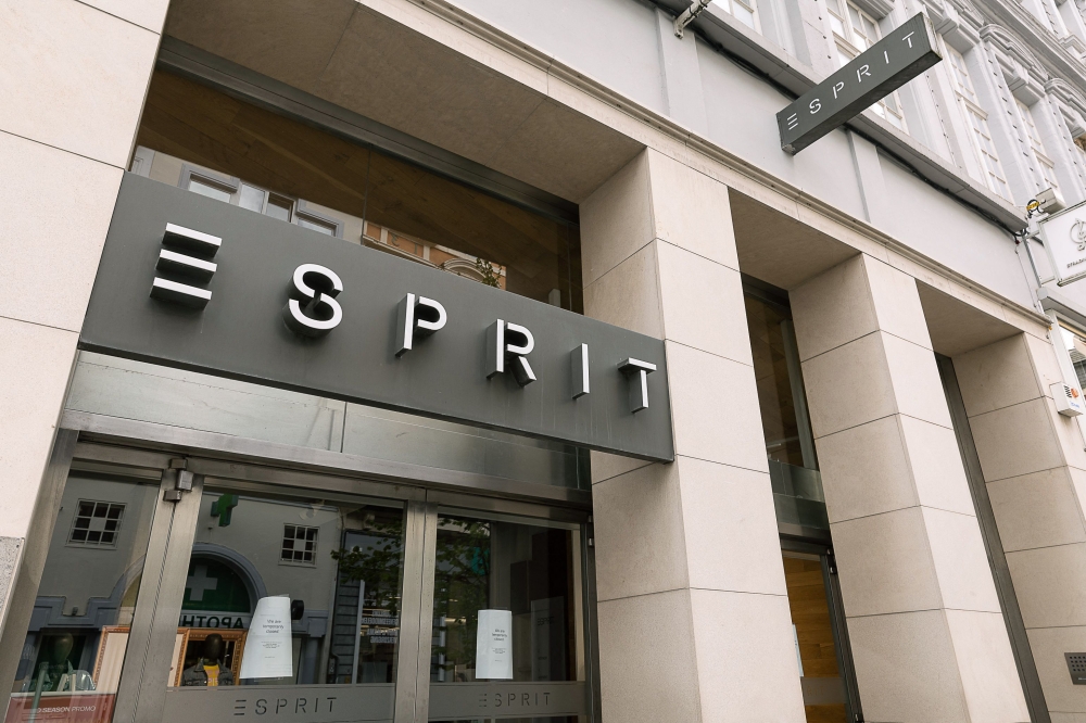 A closed Esprit shop due to the bankruptcy of the Belgian branch of clothes chain Esprit, in Ghent, on April 9, 2024. ― AFP file pic