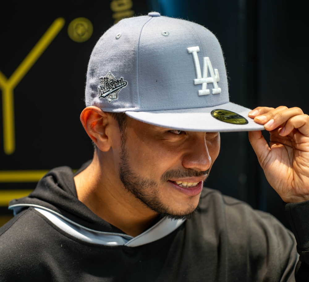 Actor Azrel Ismail wearing a New Era cap for the brand’s celebration at The Starhill store. — Picture courtesy of New Era