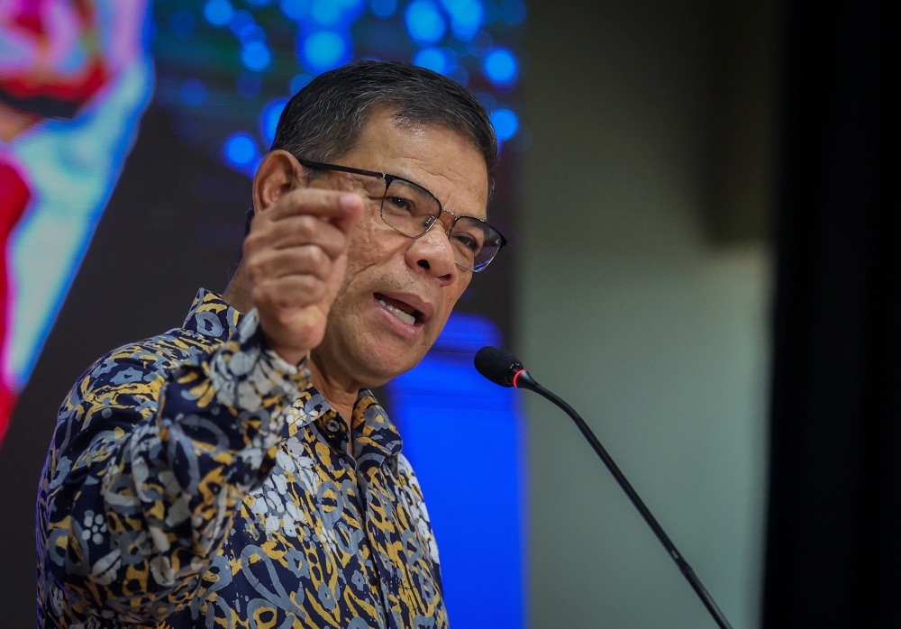 Home Minister Datuk Seri Saifuddin Nasution Ismail said there were cases where couples who adopted a child declared to the National Registration Department (JPN) that the baby was their biological child. — Bernama pic 