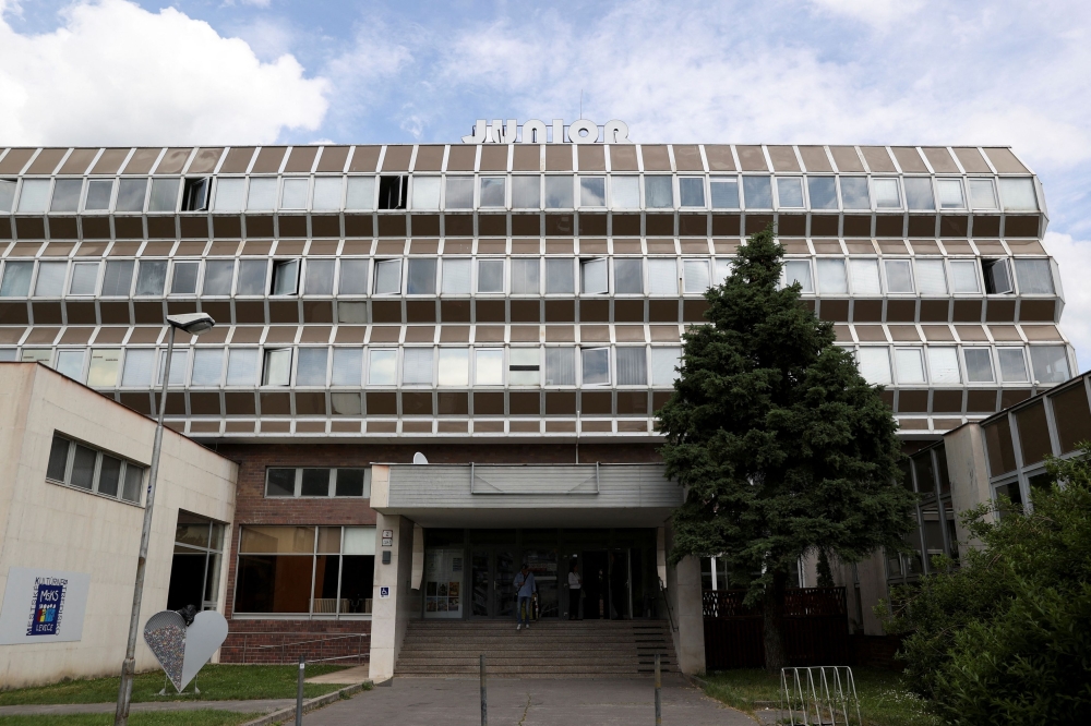 A view shows a community centre, where the shooter who attempted the assassination of Slovak Prime Minister Robert Fico attended literature club meetings, in Levice, Slovakia, May 16, 2024. — Reuters pic