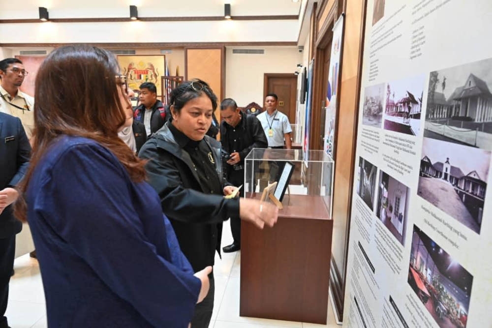 Minister in the Prime Minister’s Department (Law and Institutional Reform) Datuk Seri Azalina Othman Said during a working visit to the Kota Kinabalu Court Complex, May 17, 2024. — Picture from Facebook/Azalina Othman Said