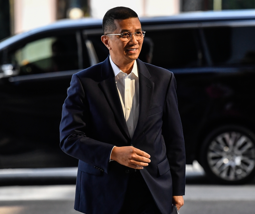 Datuk Seri Mohamed Azmin Ali at the Kuala Lumpur Court Complex, May 17, 2024. — Bernama pic 