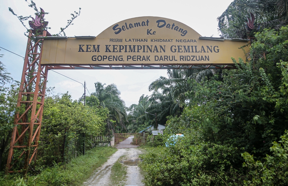 The current condition of the former Kepimpinan Gemilang National Service camp in Lawan Kuda, Gopeng after the programme was halted back in 2018. Picture taken on May 2, 2024. — Picture by Farhan Najib