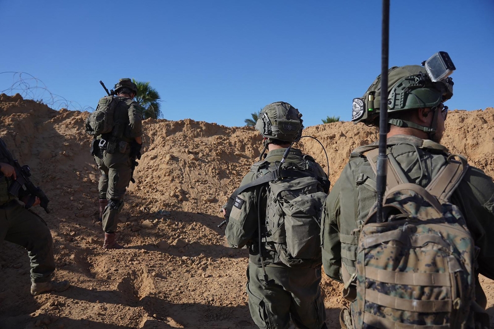 Israeli war cabinet minister Benny Gantz said yesterday he would resign from the body unless Prime Minister Benjamin Netanyahu approved a post-war plan for the Gaza Strip. — AFP pic/Israeli Army handout