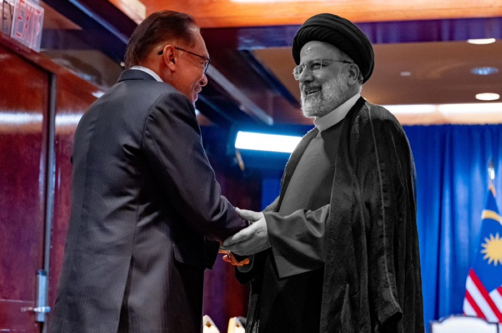In a statement on social media, Prime Minister Datuk Seri Anwar Ibrahim said he was ‘deeply saddened’ by the death of Iranian President Ebrahim Raisi and other officials in a helicopter crash. — Picture from X/Anwar Ibrahim  