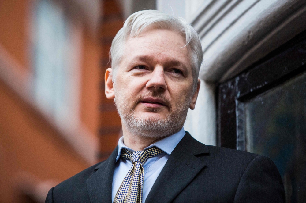 WikiLeaks founder Julian Assange is accused of publishing some 700,000 confidential documents relating to US military and diplomatic activities, starting in 2010.  — AFP pic