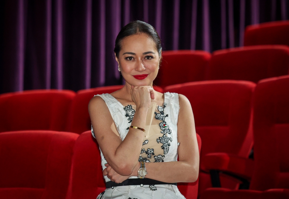 Singer and actress Maya Karin at the premiere of 'The Experts' at TGV Sunway Velocity, Kuala Lumpur May 18, 2024. — Bernama pic