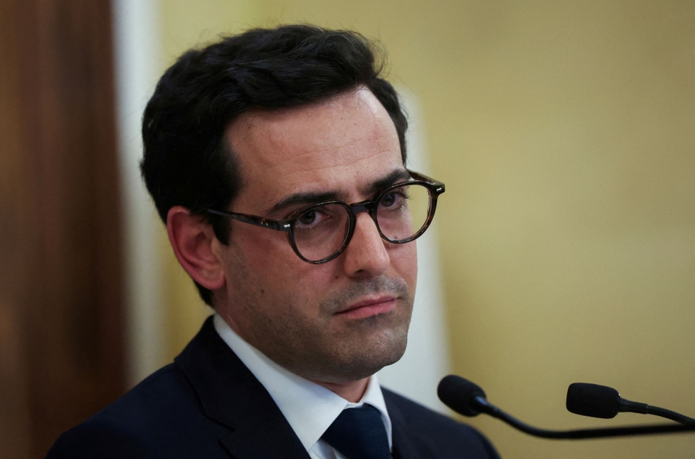 Remarks by Foreign Minister Stephane Sejourne distanced France from Ireland, Spain and Norway, which said today they would recognise a Palestinian state on May 28, hoping to accelerate efforts to secure a ceasefire in the Gaza war. — Reuters file pic